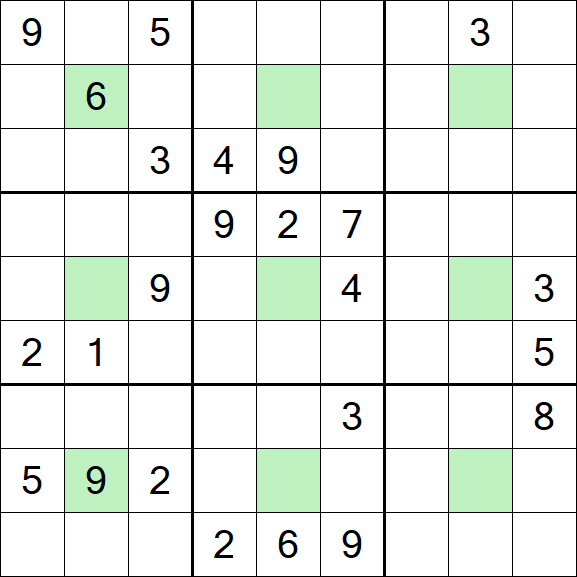 Center Dot Sudoku - Difícil