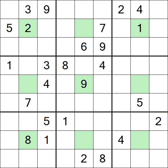 Center Dot Sudoku - Difícil