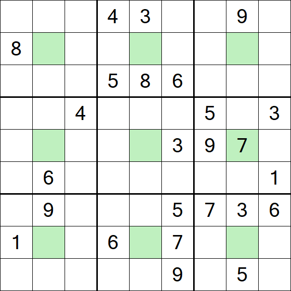 Center Dot Sudoku - Difícil
