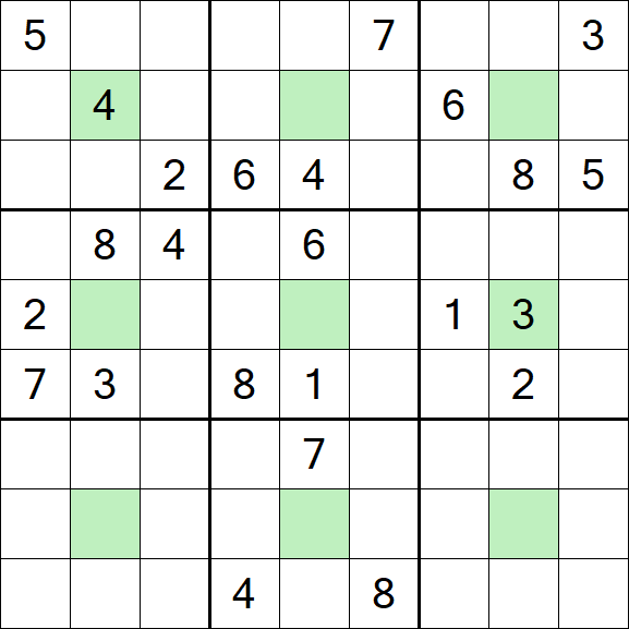 Center Dot Sudoku - Difícil