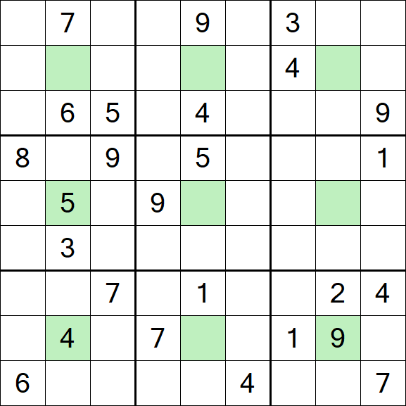 Center Dot Sudoku - Difícil