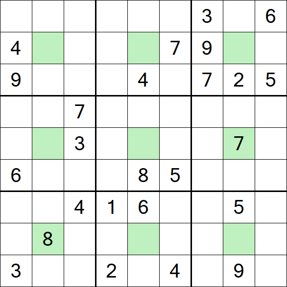 Center Dot Sudoku - Difícil