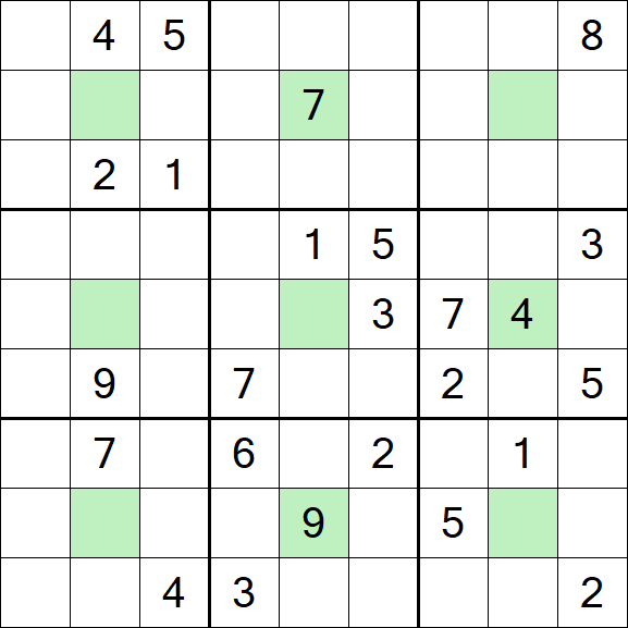 Center Dot Sudoku - Difícil