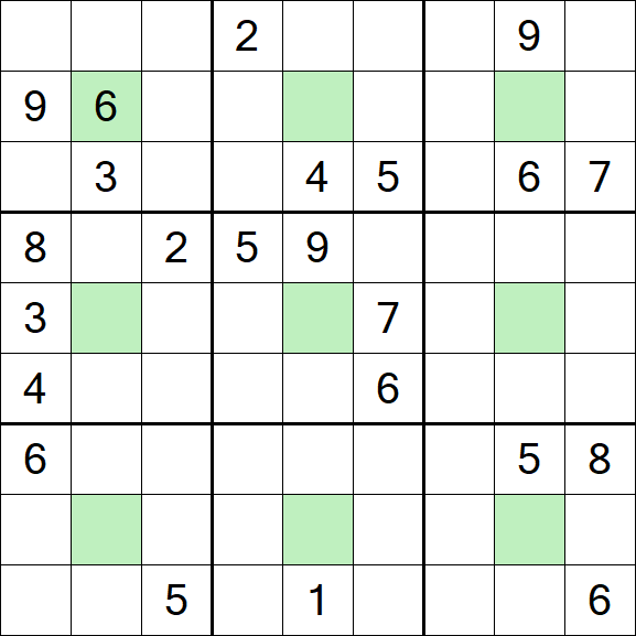 Center Dot Sudoku - Difícil
