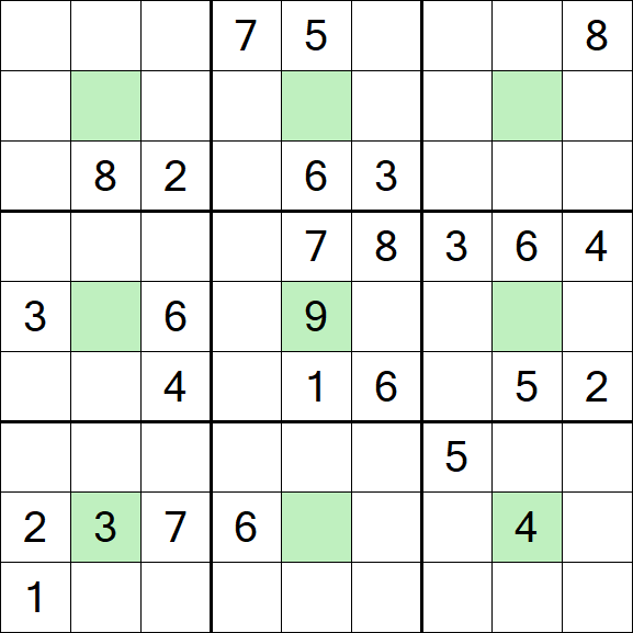 Center Dot Sudoku - Difícil