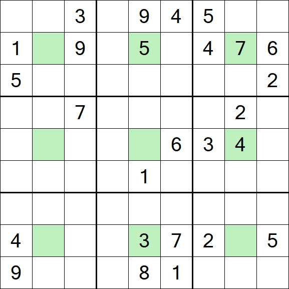 Center Dot Sudoku - Difícil
