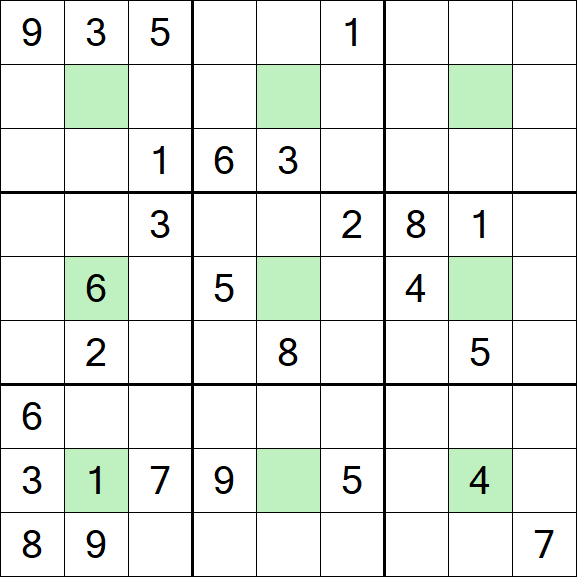 Center Dot Sudoku - Difícil