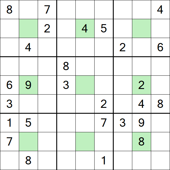 Center Dot Sudoku - Difícil
