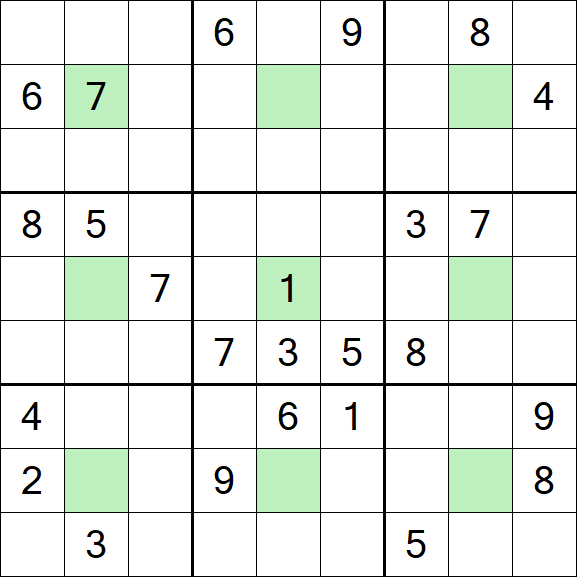 Center Dot Sudoku - Difícil