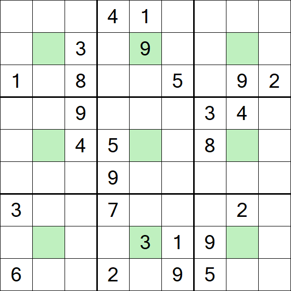 Center Dot Sudoku - Difícil