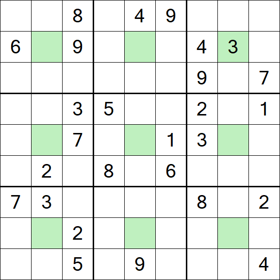 Center Dot Sudoku - Difícil