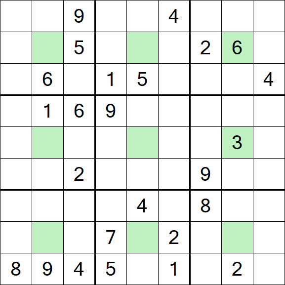 Center Dot Sudoku - Difícil