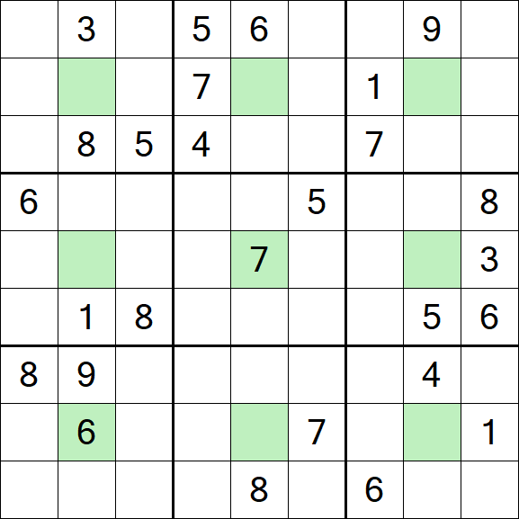 Center Dot Sudoku - Difícil