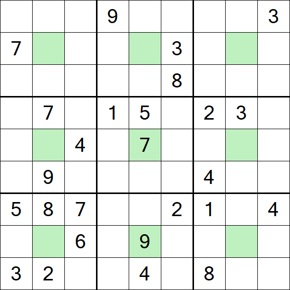 Center Dot Sudoku - Difícil