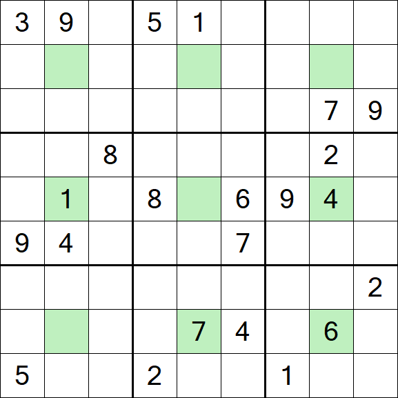 Center Dot Sudoku - Difícil