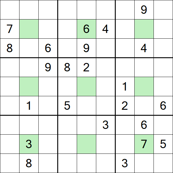 Center Dot Sudoku - Difícil