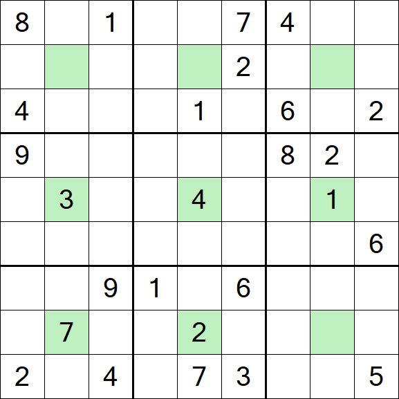 Center Dot Sudoku - Difícil