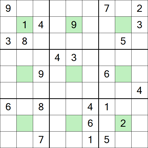 Center Dot Sudoku - Difícil