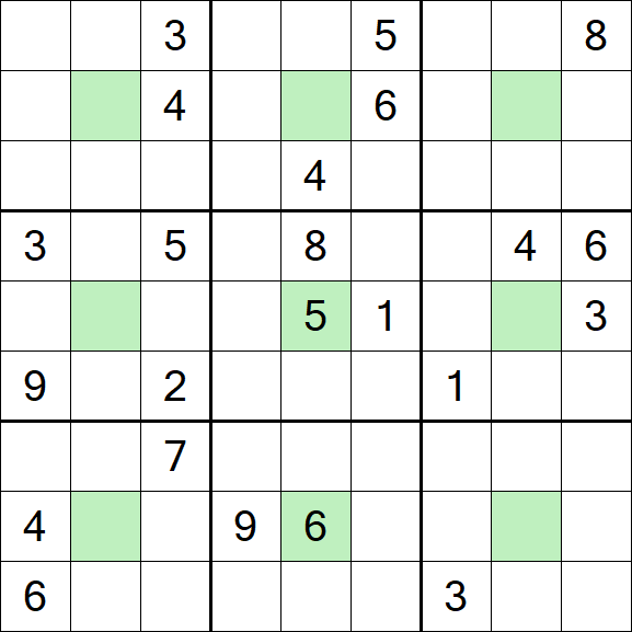 Center Dot Sudoku - Difícil
