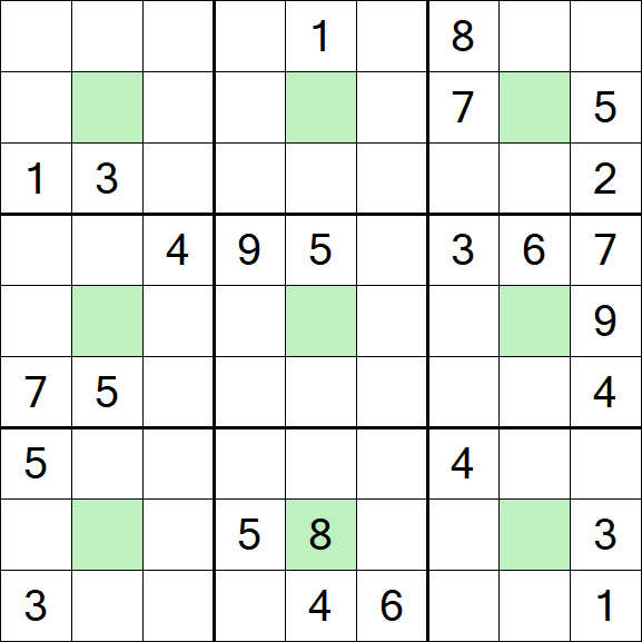 Center Dot Sudoku - Difícil