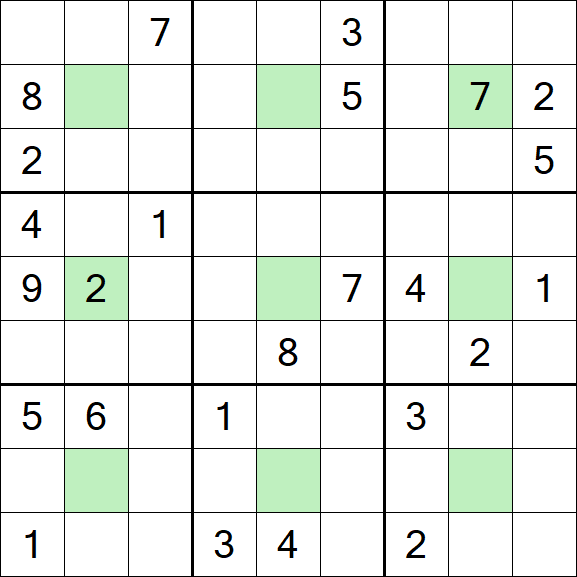 Center Dot Sudoku - Difícil