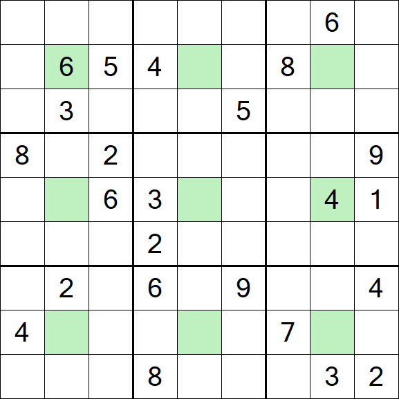 Center Dot Sudoku - Difícil