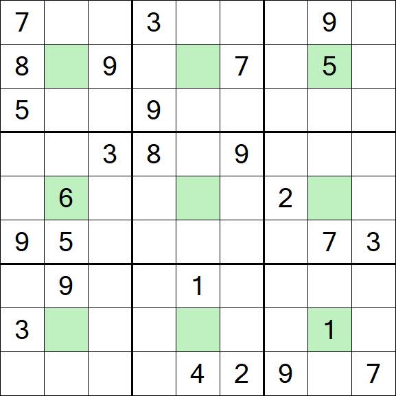 Center Dot Sudoku - Difícil