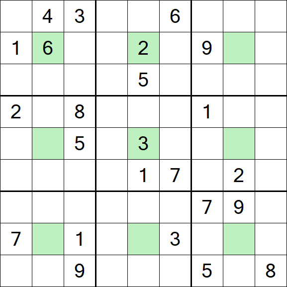 Center Dot Sudoku - Difícil