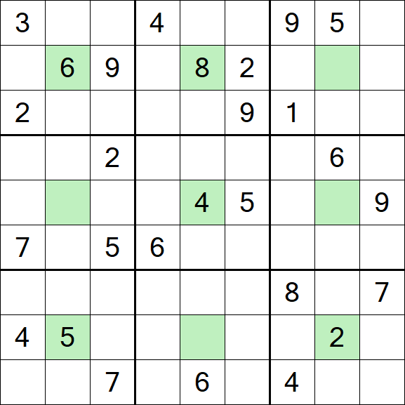 Center Dot Sudoku - Hard