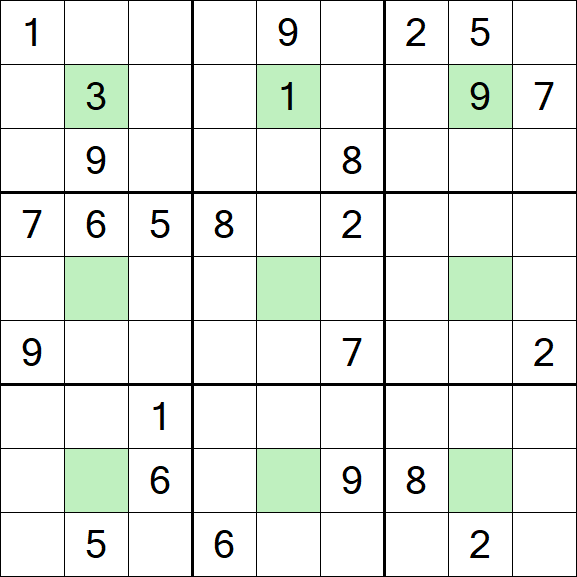 Center Dot Sudoku - Difícil