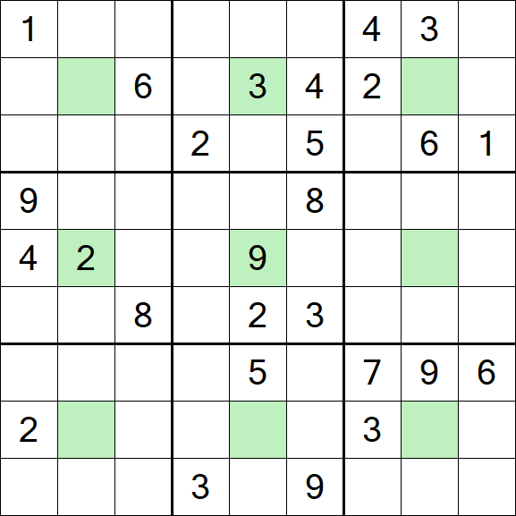 Center Dot Sudoku - Hard