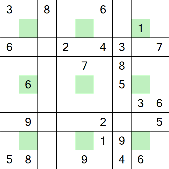 Center Dot Sudoku - Difícil