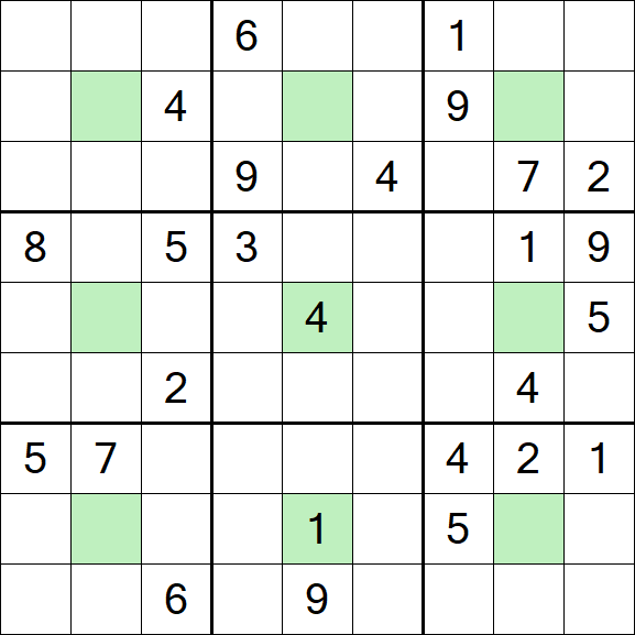 Center Dot Sudoku - Difícil