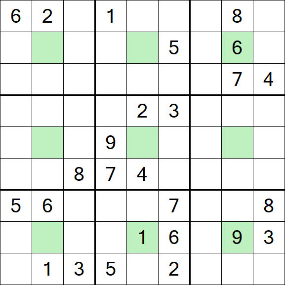 Center Dot Sudoku - Difícil