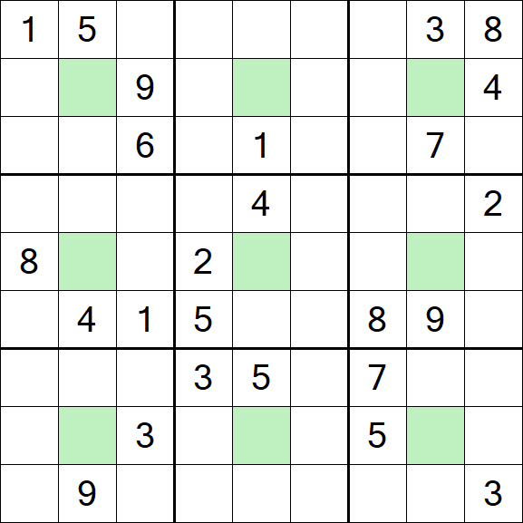 Center Dot Sudoku - Difícil