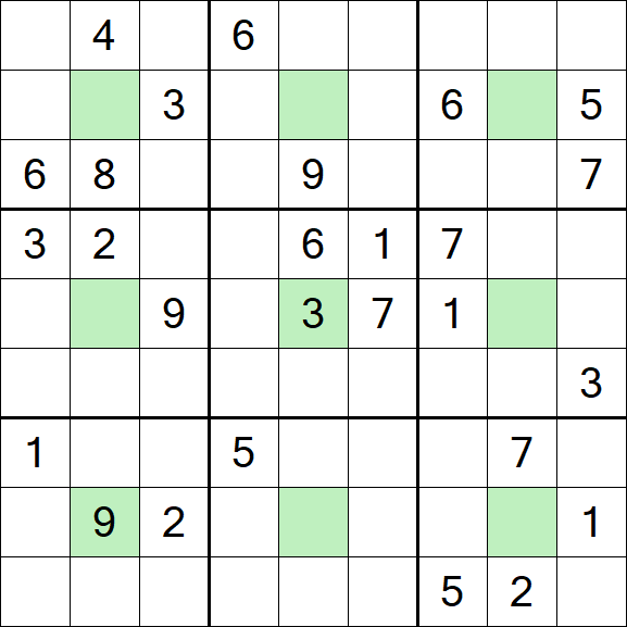 Center Dot Sudoku - Difícil