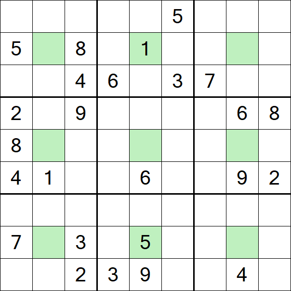 Center Dot Sudoku - Difícil