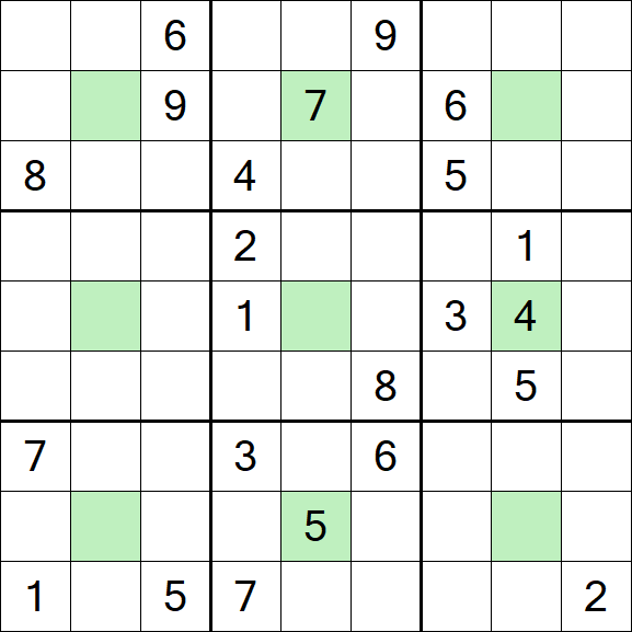 Center Dot Sudoku - Difícil