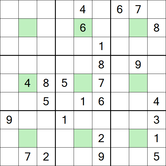 Center Dot Sudoku - Difícil