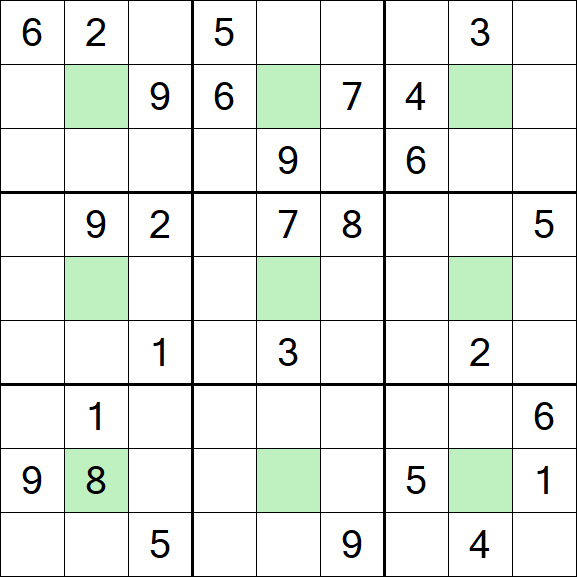 Center Dot Sudoku - Difícil
