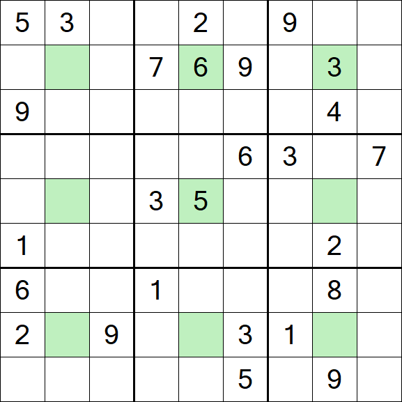 Center Dot Sudoku - Difícil