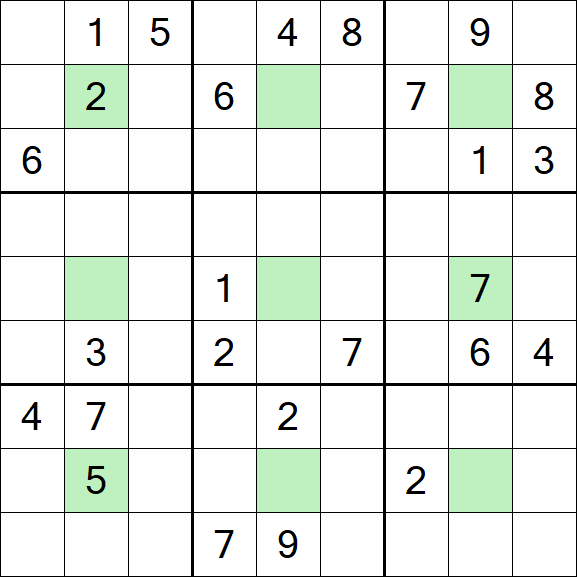 Center Dot Sudoku - Difícil