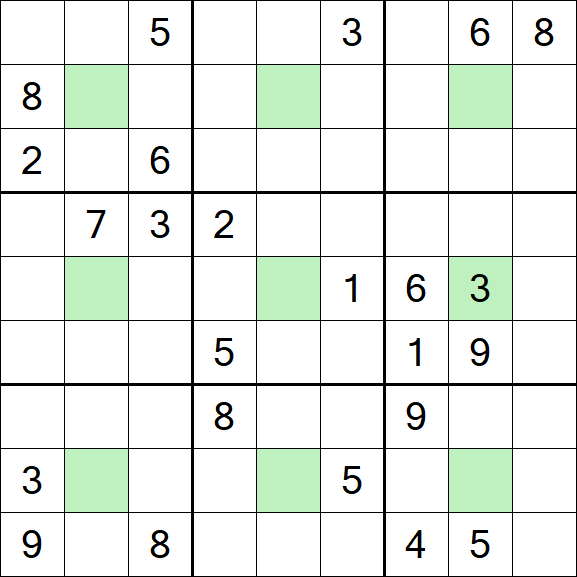 Center Dot Sudoku - Difícil