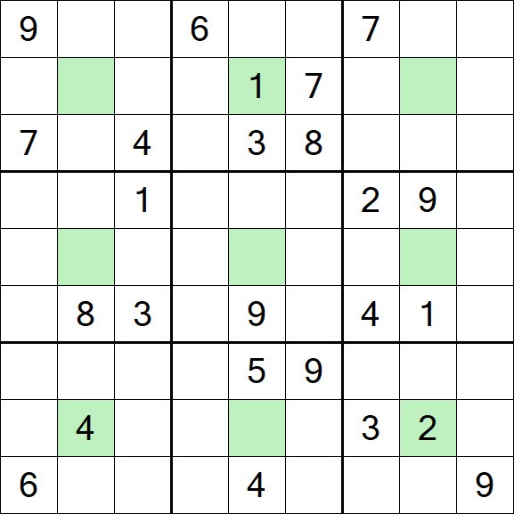 Center Dot Sudoku - Difícil