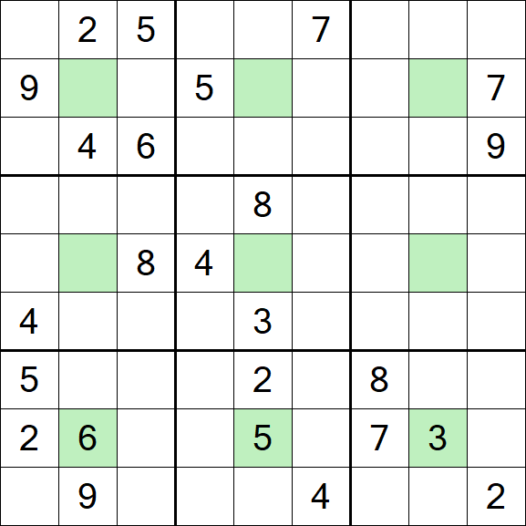 Center Dot Sudoku - Difícil