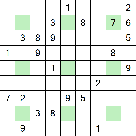 Center Dot Sudoku - Difícil