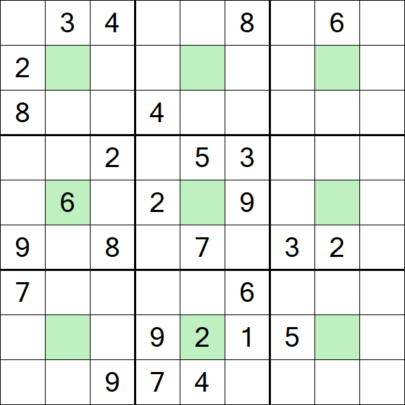 Center Dot Sudoku - Difícil