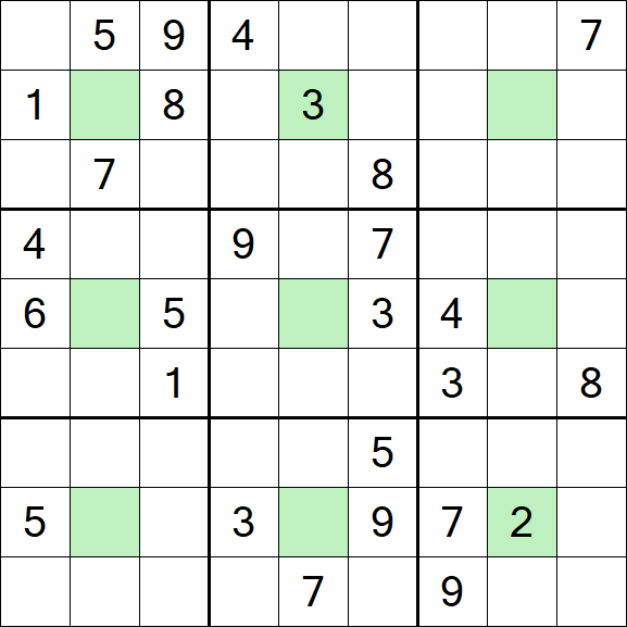 Center Dot Sudoku - Difícil