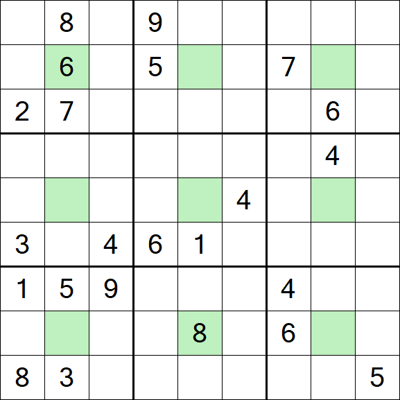 Center Dot Sudoku - Hard