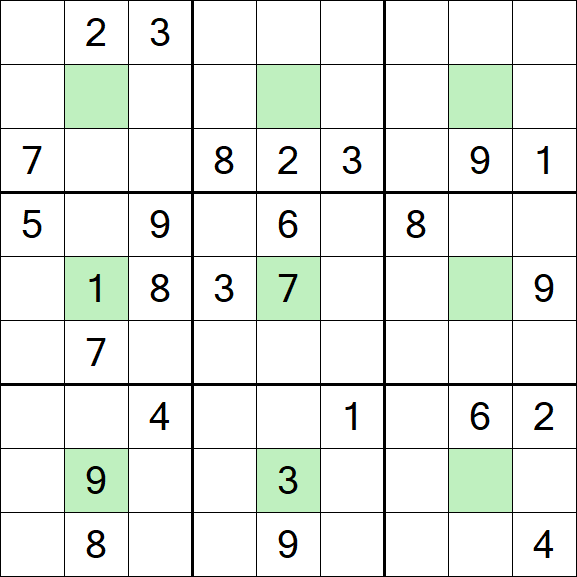 Center Dot Sudoku - Difícil